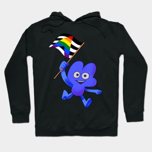 Straight Ally Pride Flag Four! Hoodie